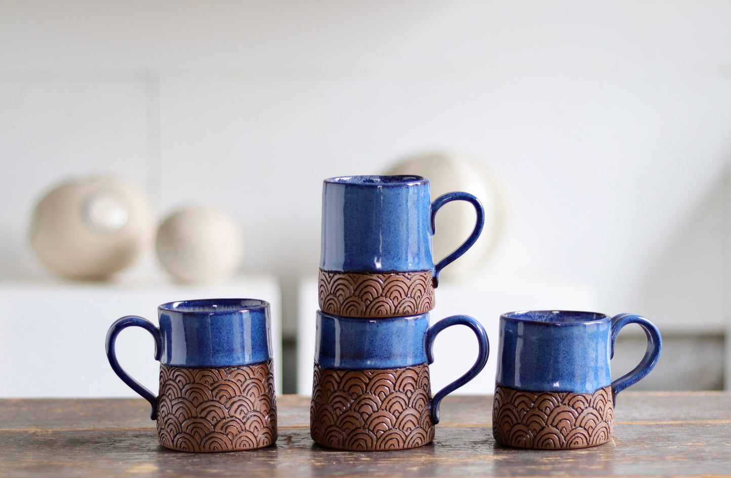 Mug - Dark Scale - Blue