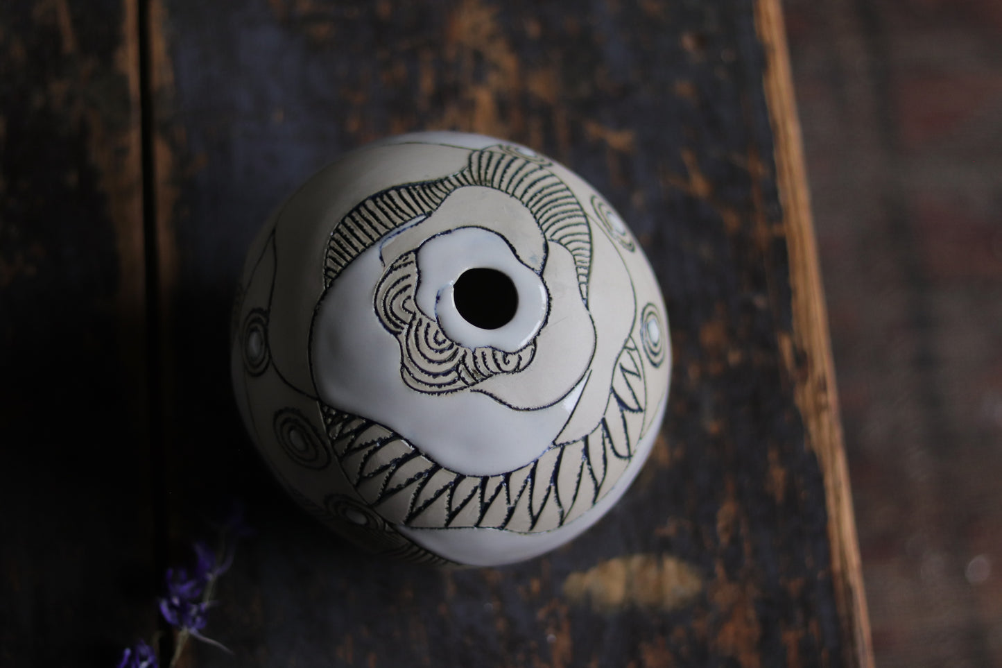 Orb - White - Abstract - Medium