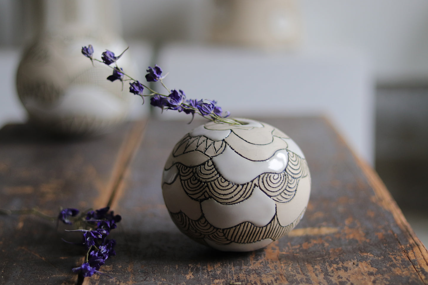 Orb - White - Abstract - Small