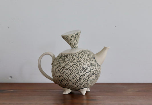 Teapot - White Scale