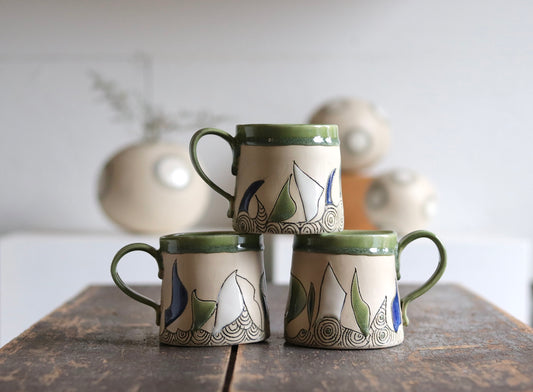 Mug - White Abstract