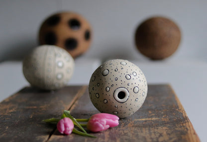 Orb - White - Dots - Small