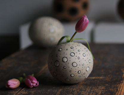 Orb - White - Dots - Small